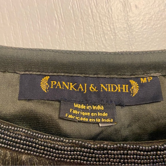 Anthropologie- Pankaj and Nidhi fringed mini dress - Picture 4 of 6